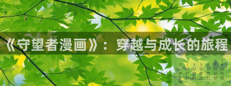 韩漫画之家：《守望者漫画》：穿越与成长的旅程